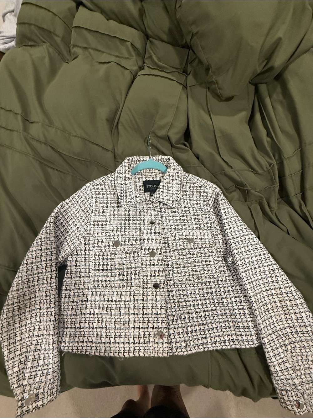 Stoosh Black and White Tweed Jacket